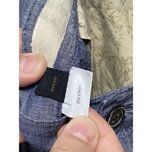 Jos A Bank Shorts Men 42‎ Blue Reserve Linen Chino Golf Casual Hybrid  Vacation - Picture 9 of 11